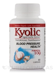 Kyolic® Aged Garlic Extract™ - Blood Pressure Health Formula 109 - 80 Capsules