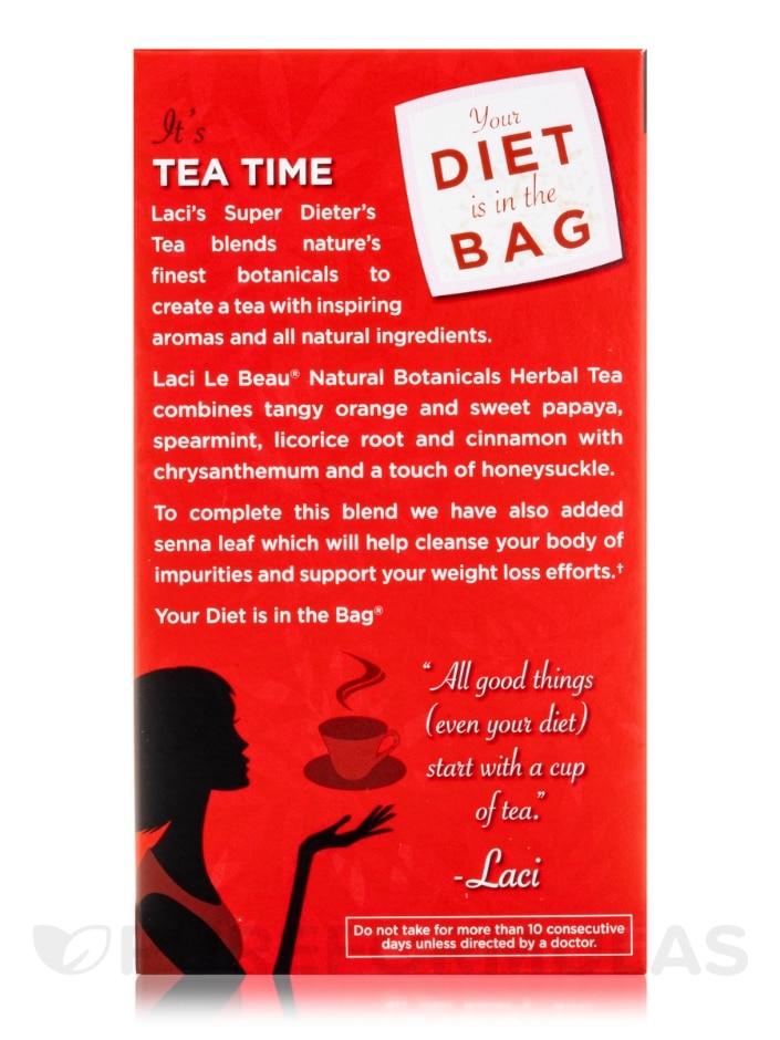 Super Dieter's Tea All Natural Botanicals - 60 Tea Bags - Alternate View 6