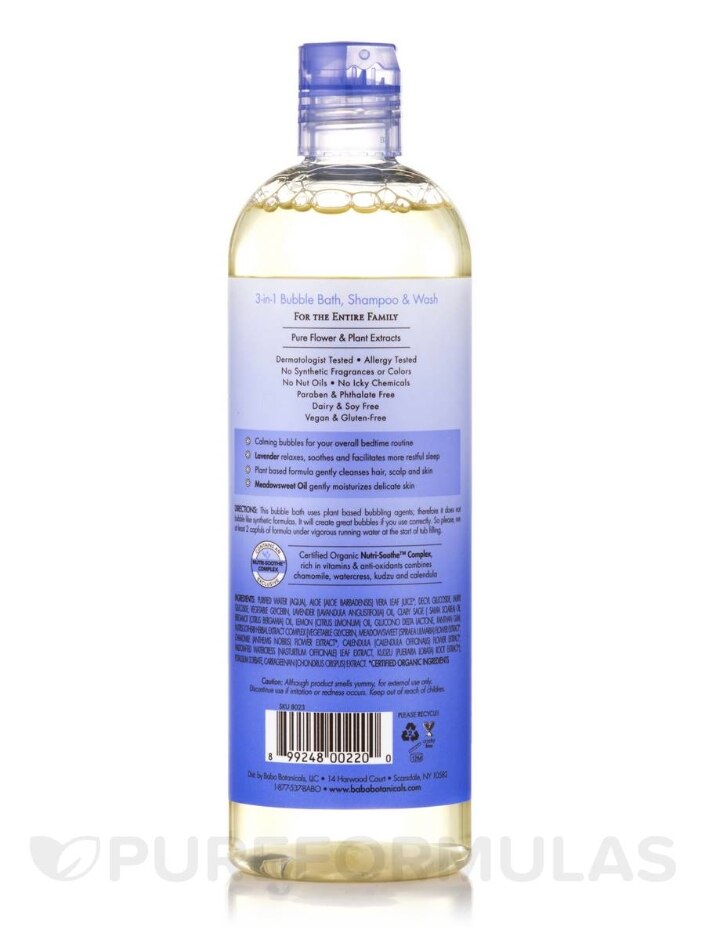 Calming Shampoo Bubble Bath and Wash Lavender - 15 fl. oz (450 ml) - Alternate View 1