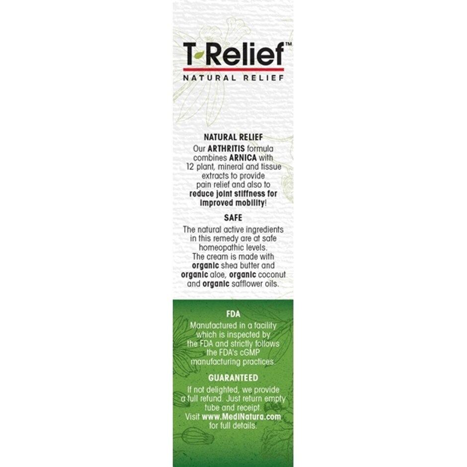 T-Relief™ Arthritis Pain Relief (Cream) - 2 oz (57 Grams) - Alternate View 2