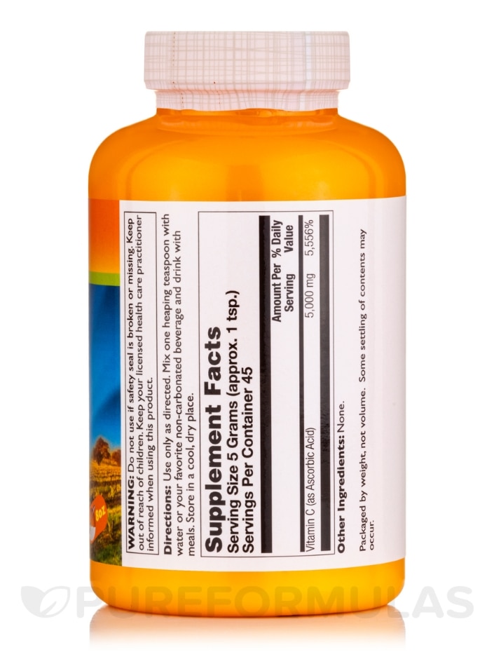 Vitamin C Powder 5000 mg (Ascorbic Acid) - 8 oz - Alternate View 1