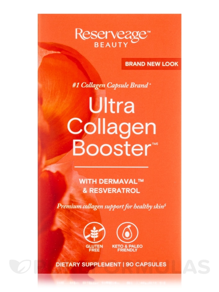 Ultra Collagen Booster™ with Dermaval™ & Resveratrol - 90 Capsules - Alternate View 3