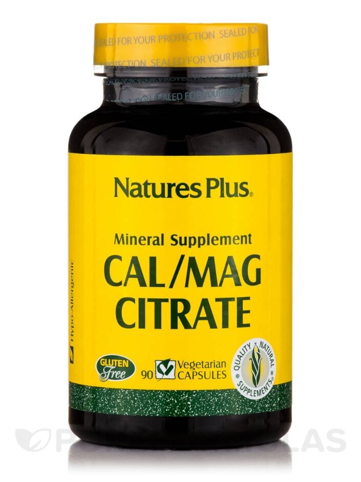 Cal/Mag Citrate 500mg/250mg - 90 Vegetarian Capsules