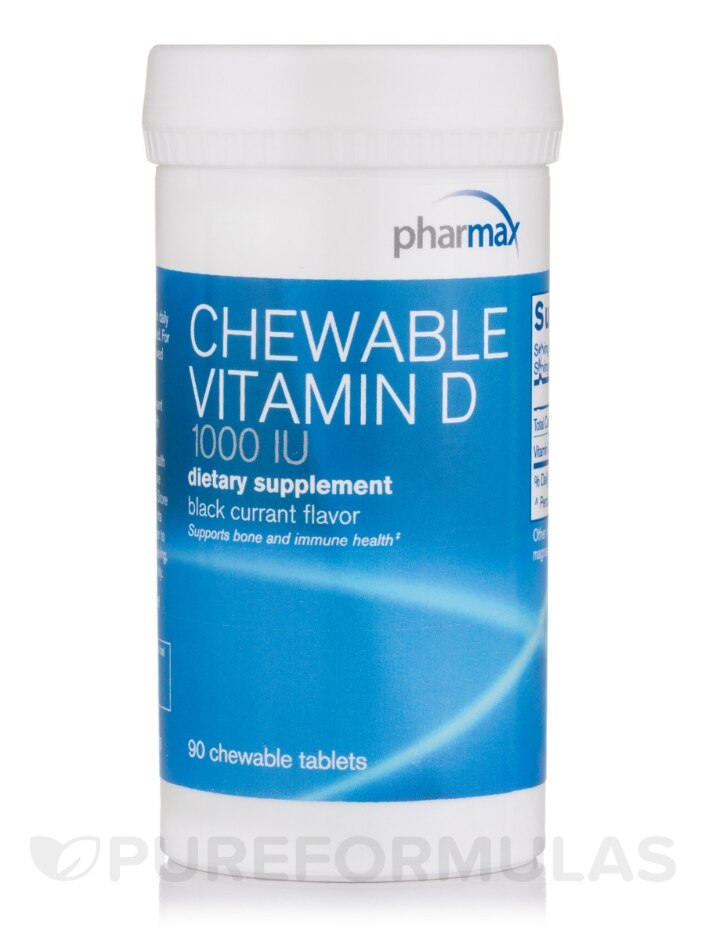 Chewable Vitamin D 1000 IU - 90 Chewable Tablets