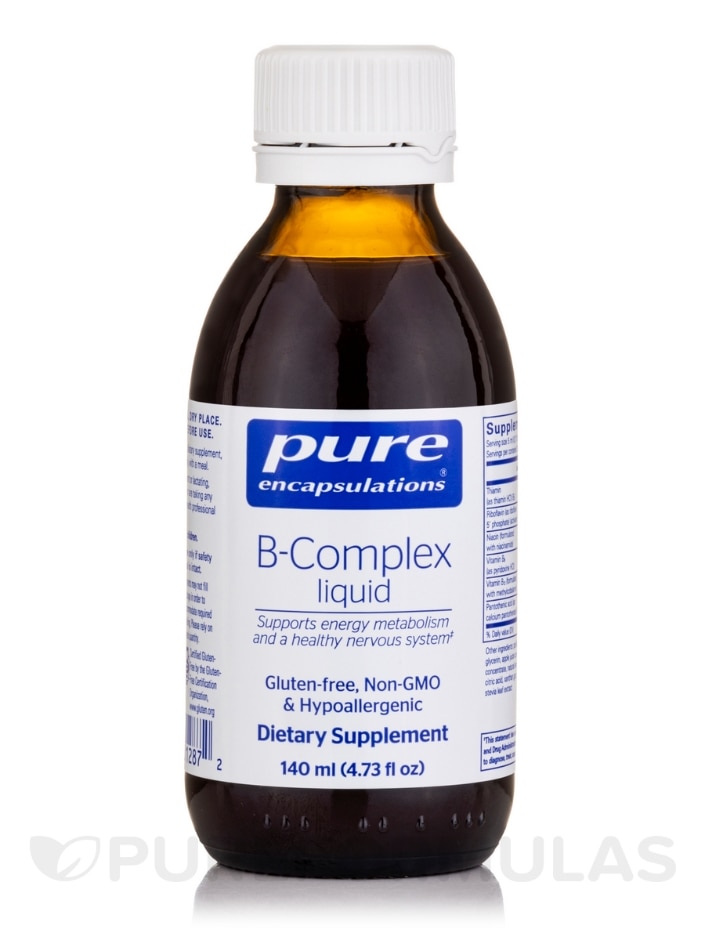 B-Complex Liquid - 4.73 fl. oz (140 ml) - Pure Encapsulations