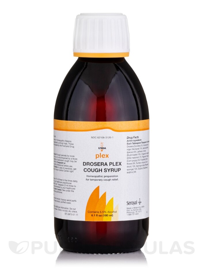 Drosera Plex Cough Syrup - 6.1 fl. oz (180 ml) - Alternate View 2