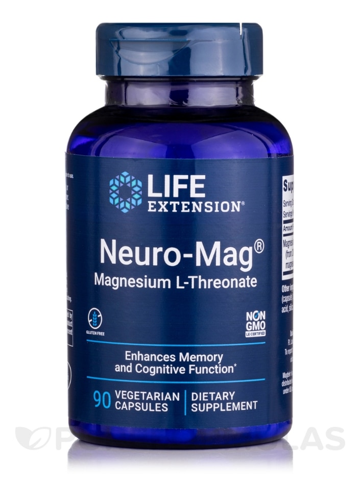 Neuro-Mag® Magnesium L-Threonate - 90 Vegetarian Capsules