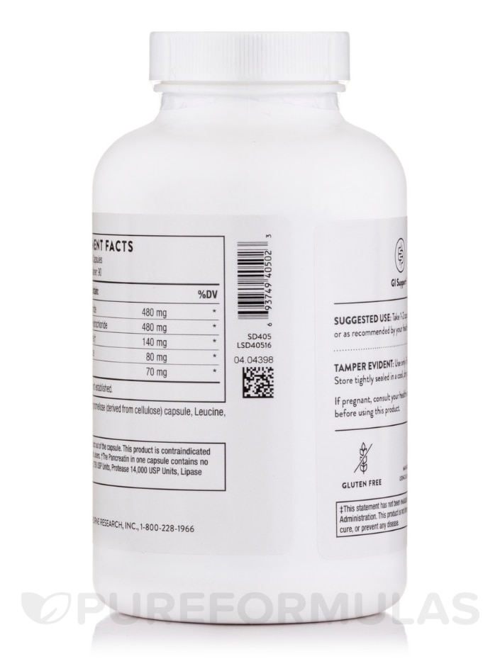 Bio-Gest® (Digestive Enzymes) - 180 Capsules - Alternate View 2