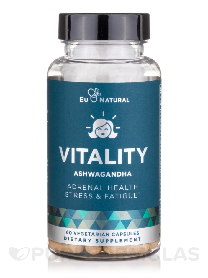 Vitality - Adrenal Support & Fatigue Fighter - 60 Vegetarian Capsules
