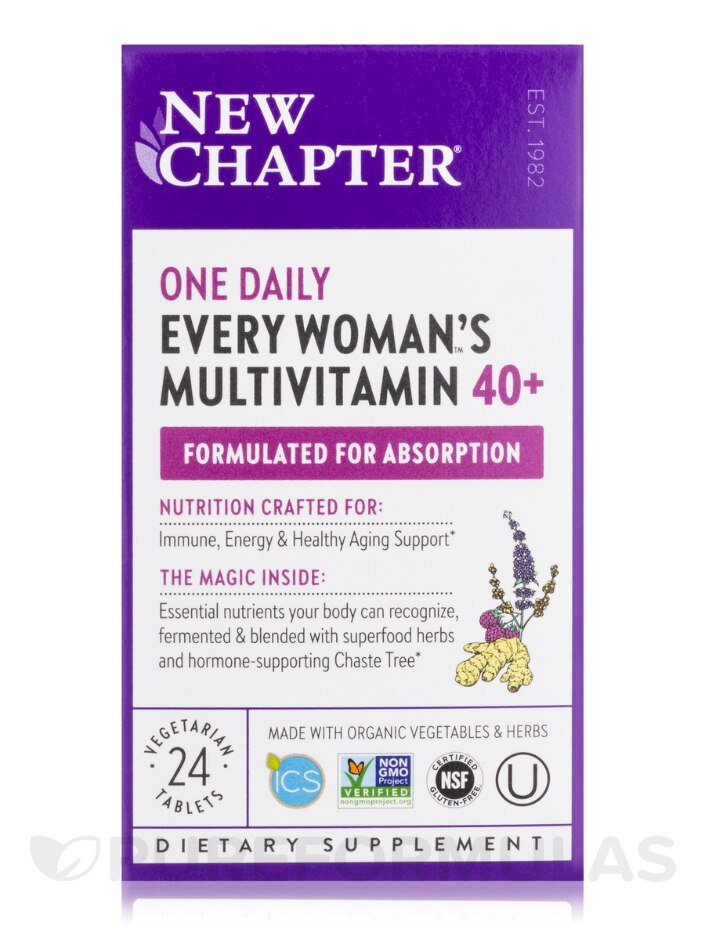 Every Woman's One Daily 40+ Multivitamin - 24 Vegetarian Tablets - Alternate View 3