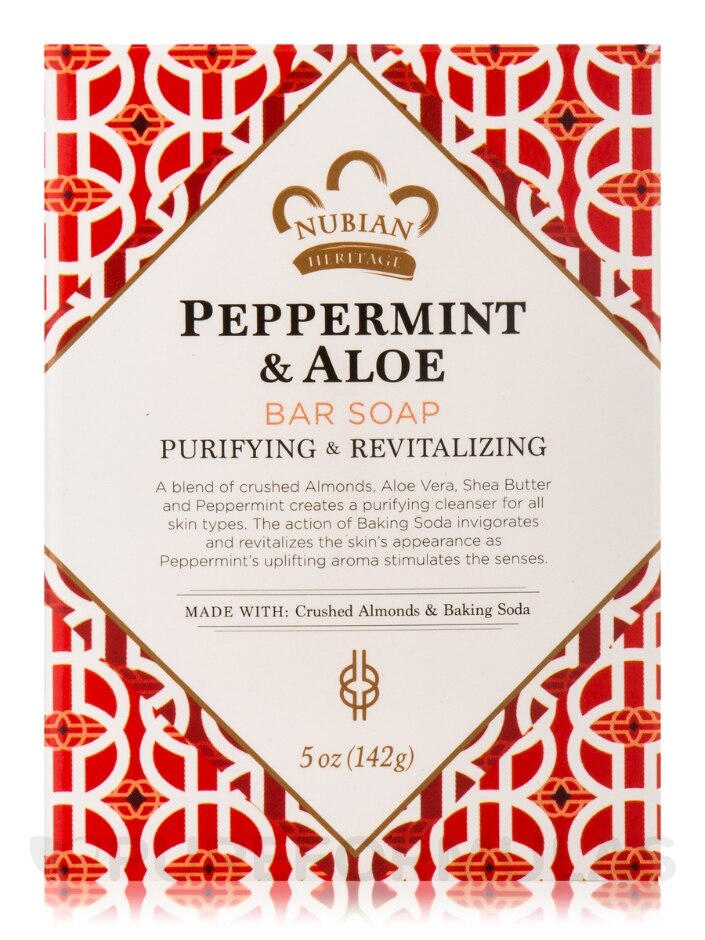 Peppermint & Aloe Bar Soap - 5 oz (141 Grams) - Alternate View 2