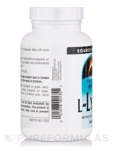 L-Lysine Powder - 3.53 oz (100 Grams) - Alternate View 3