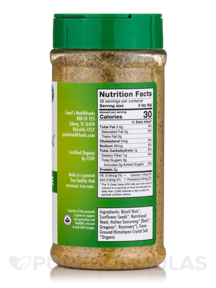 Rawmesan® Herb & Spice - 8 oz (228 Grams) - Alternate View 1