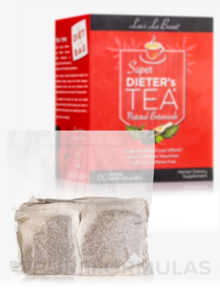 Super Dieter's Tea All Natural Botanicals - 60 Tea Bags - Alternate View 1