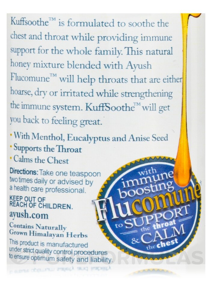 KuffSoothe | Throat & Bronchial Wellness Syrup - 8 fl. oz (240 ml) - Alternate View 4
