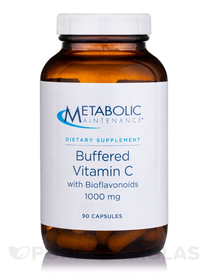 Buffered Vitamin C with Bioflavonoids 1000 mg - 90 Capsules