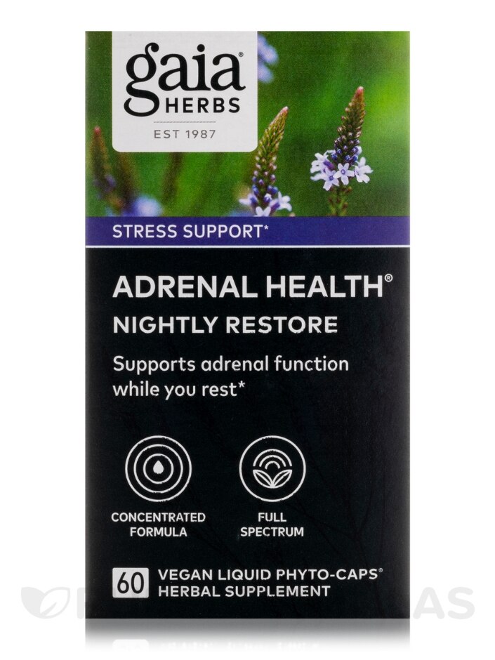 Adrenal Health® Nightly Restore - 60 Vegan Liquid Phyto-Caps® - Alternate View 3