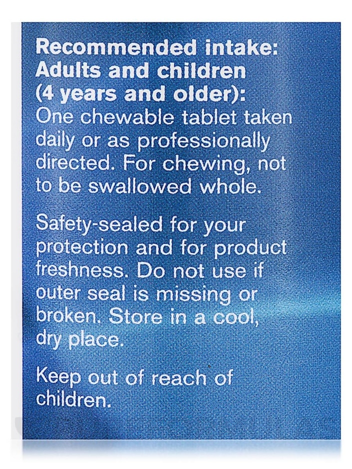 Chewable Vitamin D 1000 IU - 90 Chewable Tablets - Alternate View 4
