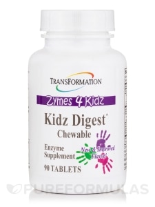 Zymes 4 Kidz - Kidz Digest, Chewable Berry Flavor - 90 Tablets