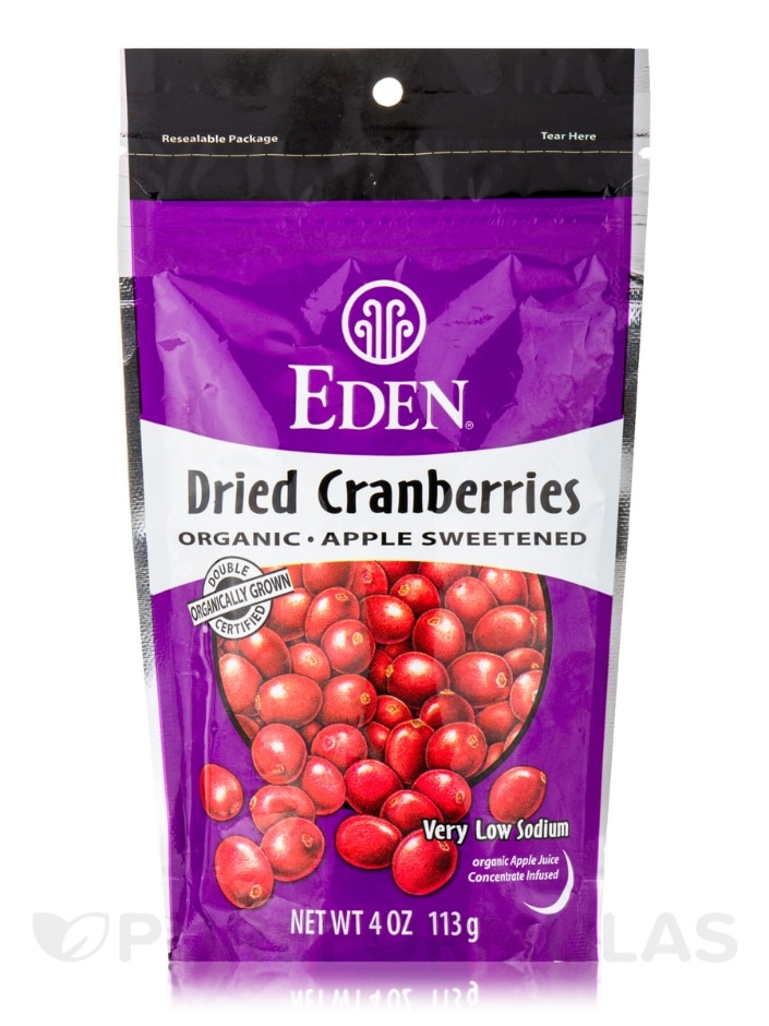 Dried Cranberries Apple Sweetened - 4 oz (113 Grams)