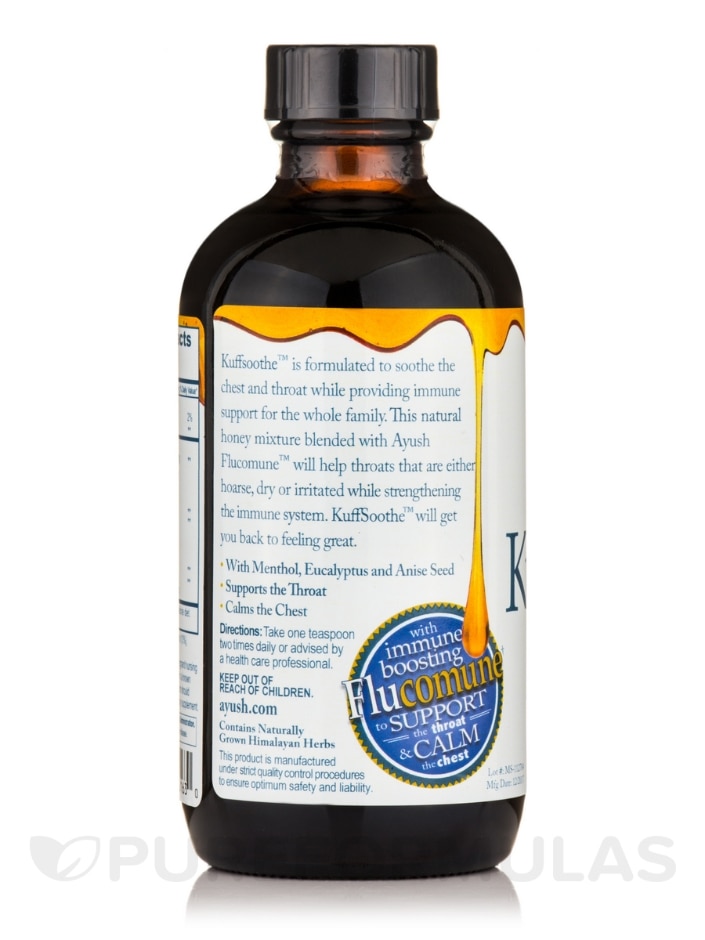 KuffSoothe | Throat & Bronchial Wellness Syrup - 8 fl. oz (240 ml) - Alternate View 2
