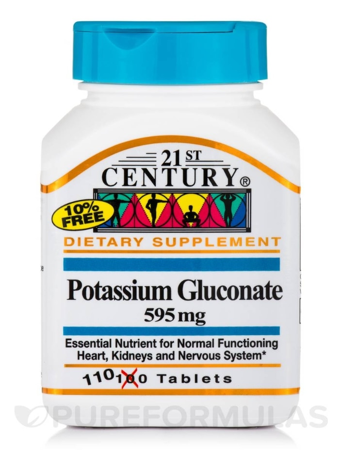 Potassium Gluconate 595 mg - 110 Tablets