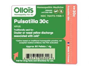  Lactose-Free Pulsatilla 30c - 80 Pellets