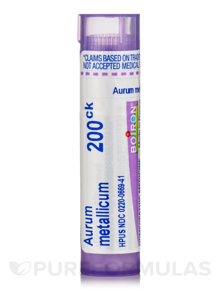 Aurum Metallicum 200ck - 1 Tube (approx. 80 pellets)