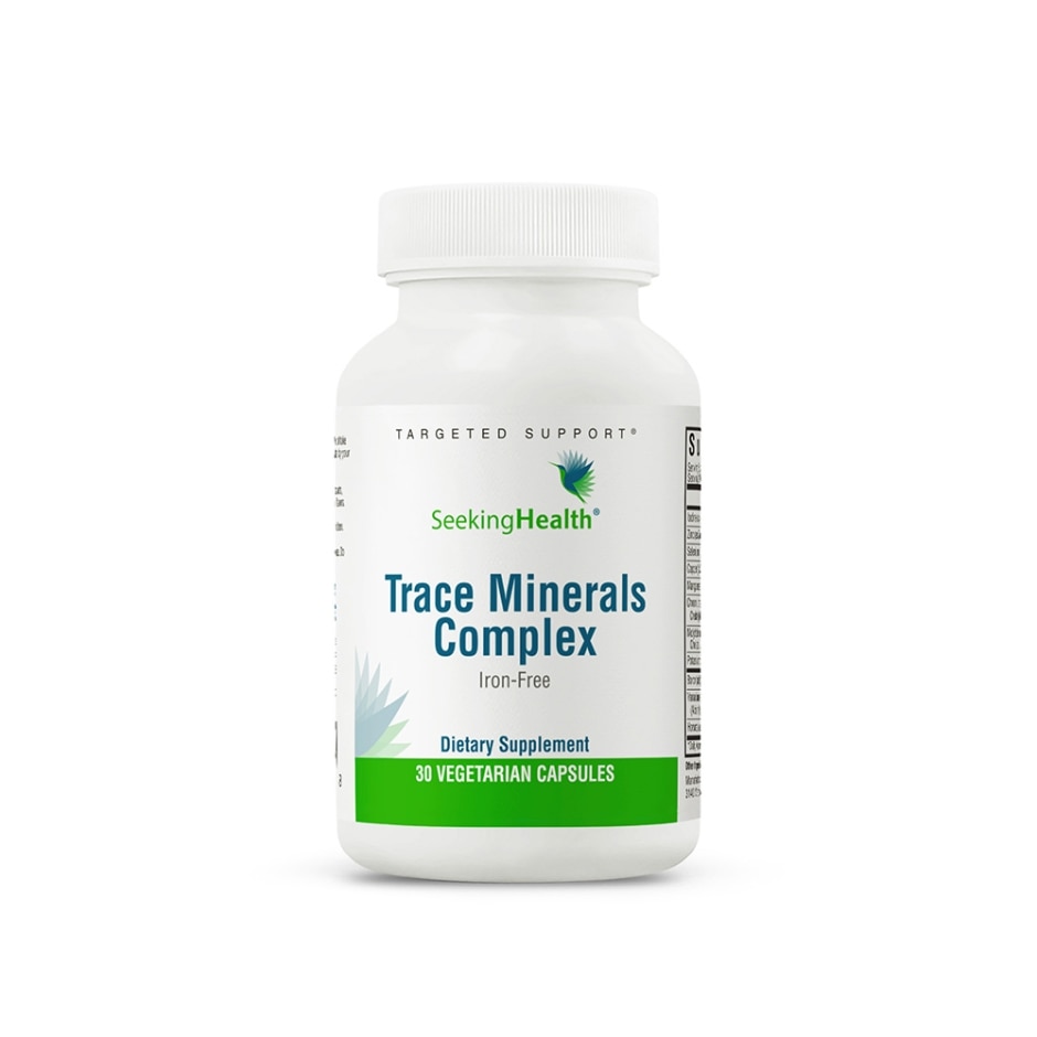 Trace Minerals Complex (Iron Free) - 30 Vegetarian Capsules