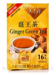 Ginger Green Tea - Box of 16 Bags
