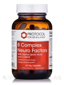 B Complex Neuro Factors with Alpha Lipoic Acid and CoQ10 - 60 Veg Capsules
