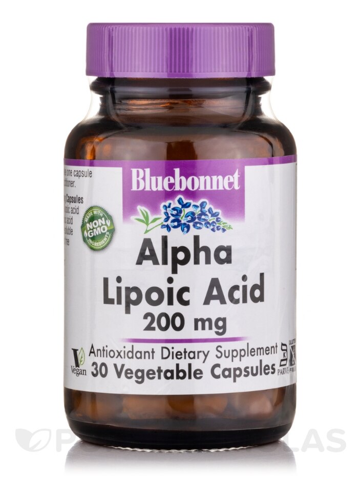 Alpha Lipoic Acid 200 mg - 30 Vegetable Capsules