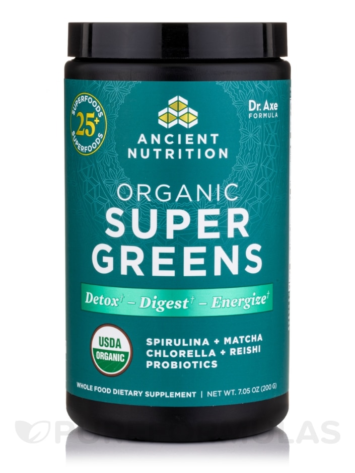 Organic Super Greens - 7.05 oz (200 Grams)
