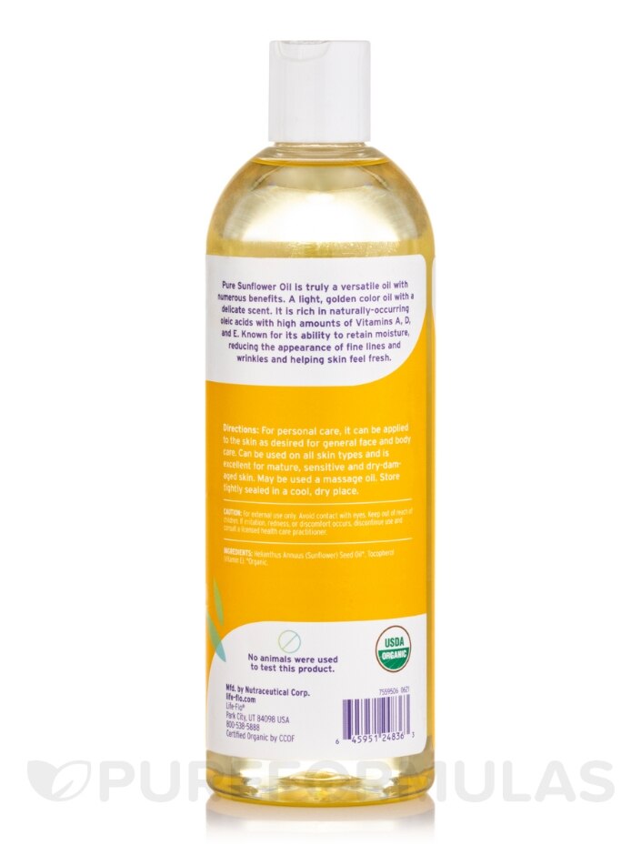 Pure Sunflower Oil - 16 fl. oz (473 ml) - Alternate View 1