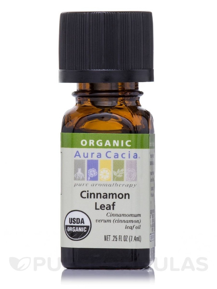 Organic Cinnamon Leaf Essential Oil - 0.25 fl. oz (7.4 ml)