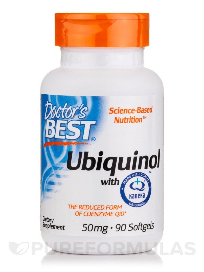 Best Ubiquinol with Kaneka's QH® 50 mg - 90 Softgels