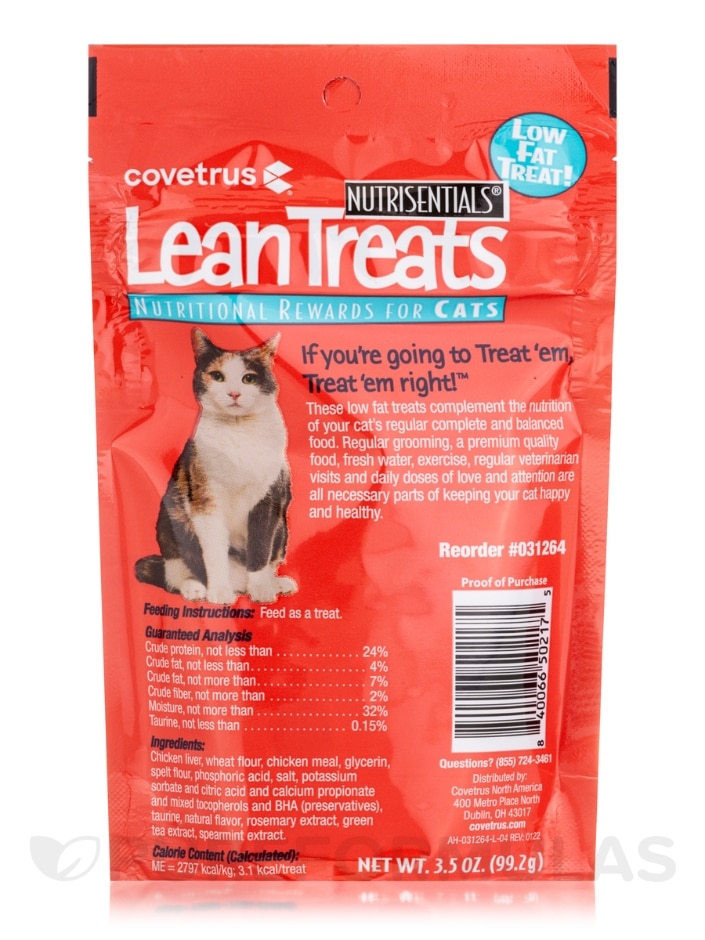 Nutrisentials® Lean Treats for Cats - 3.5 oz (99.2 Grams) - Alternate View 1