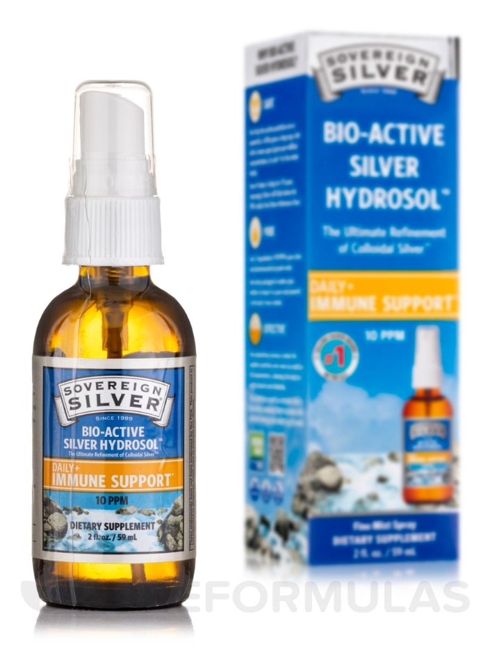 Bio-Active Silver Hydrosol 10 ppm - Immune Support - 2 fl. oz (59 ml) Fine Mist Spray - Alternate View 1