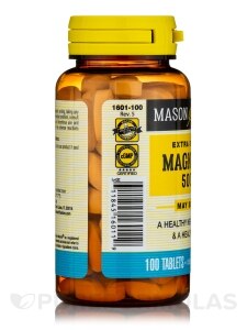 Magnesium 500 mg Extra Strength - 100 Tablets - Alternate View 3