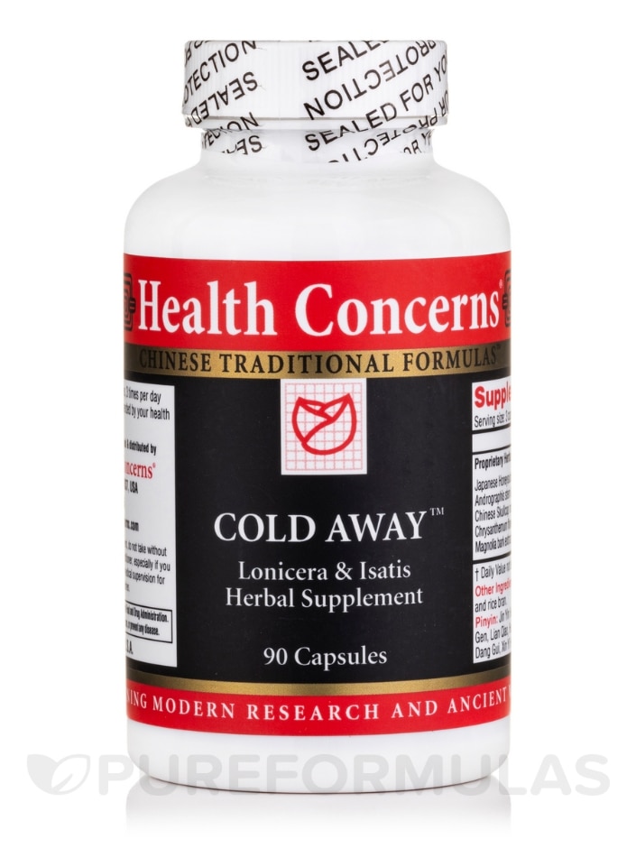 Cold Away® (Lonicera & Isatis Herbal Supplement) - 90 Capsules