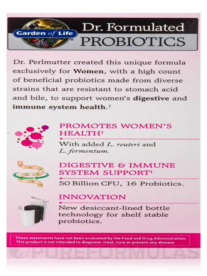 Dr. Formulated Probiotics Once Daily Women's - 30 Vegetarian Capsules - Alternate View 10