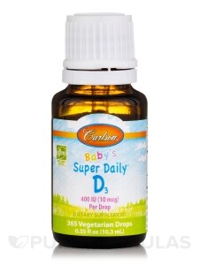 Baby's Super Daily® D3 400 IU (10 mcg) - 365 Vegetarian Drops (0.35 fl. oz / 10.3 ml) - Alternate View 2