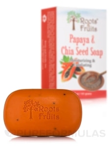 Papaya & Chia Seed Soap Bar - 5 oz (141 Grams)