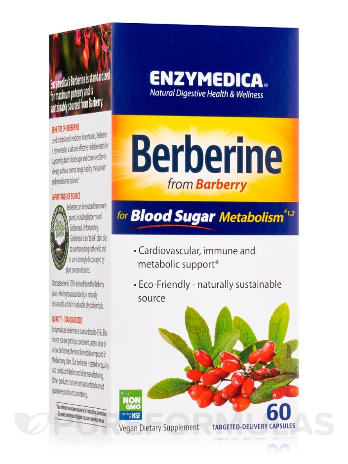 Berberine (from Barberry Seeds) - 60 Target-Delivery Capsules