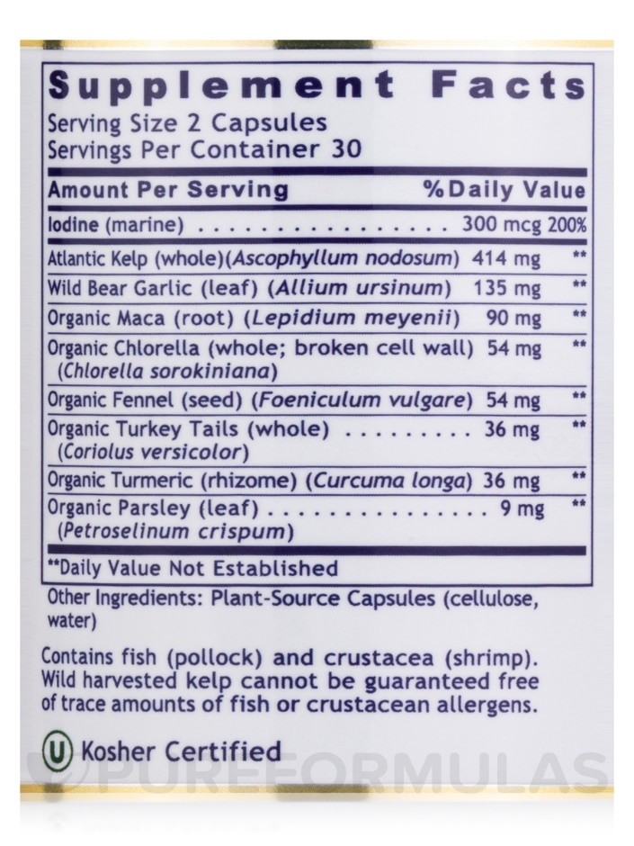 ThyroVen™ - 60 Plant-Source Capsules - Alternate View 5