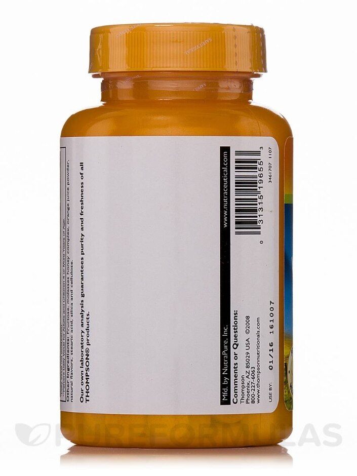 Children's Vitamin C Chewable (Natural Orange Flavor) - 100 Chewables - Alternate View 2