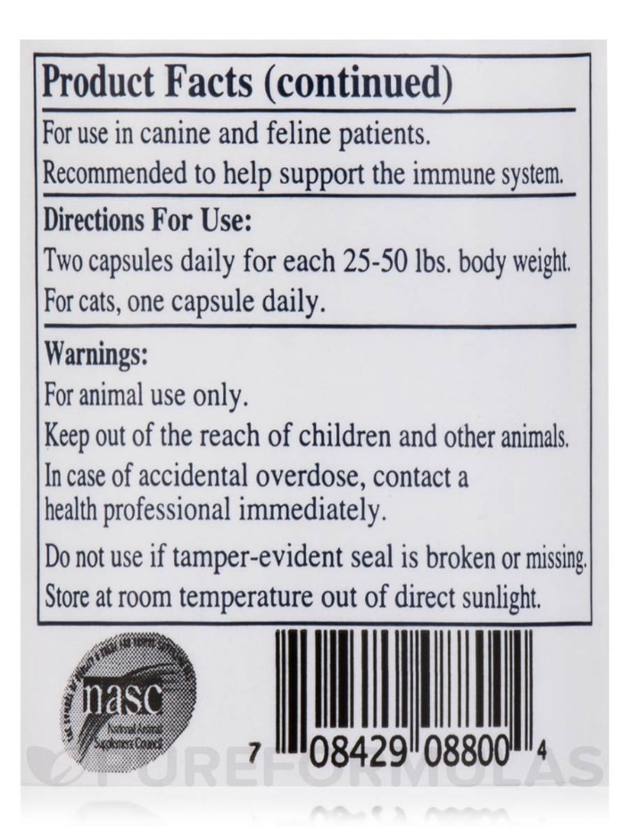 Immuno Support for Pets - 60 Capsules - Alternate View 3