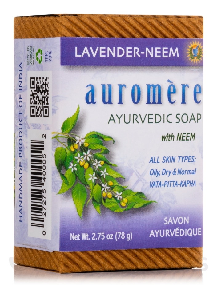 Ayurvedic Lavender-Neem Soap - 2.75 oz (78 Grams)
