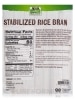 NOW Real Food® - Stabilized Rice Bran - 20 oz (567 Grams) - Alternate View 2