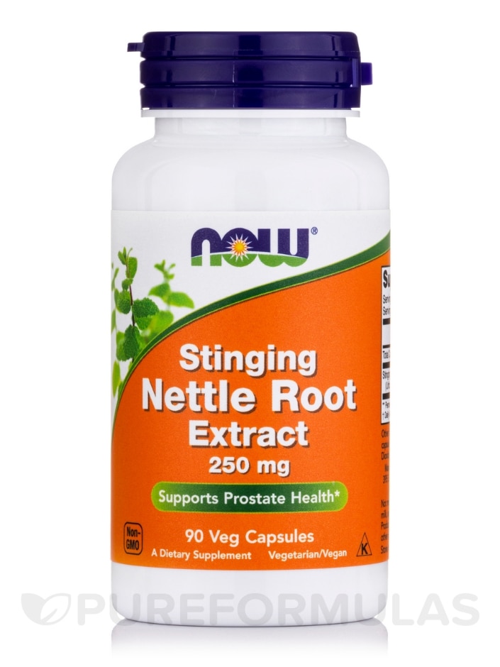Nettle Root Extract (Stinging) 250 mg - 90 Vegetarian Capsules